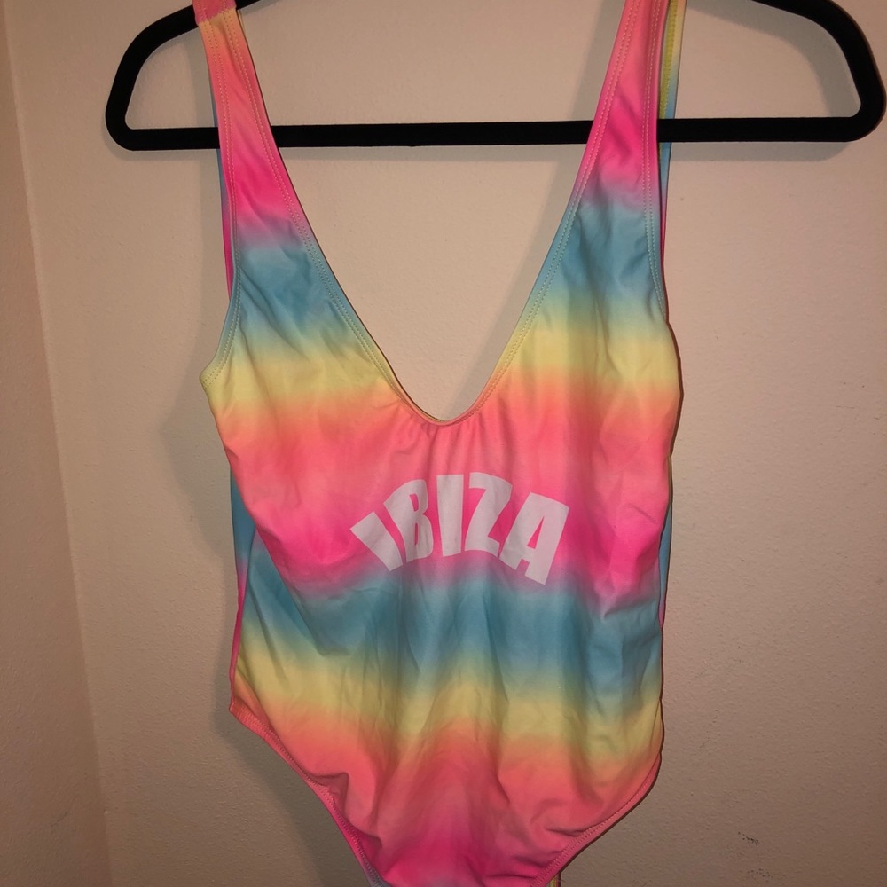 Rainbow Ibiza one piece swimsuit